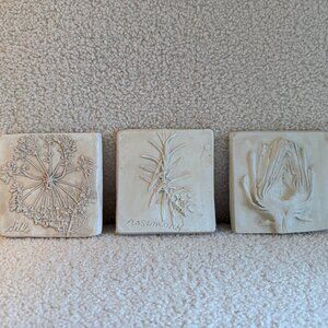 Set of 3 Clay Tile Collection